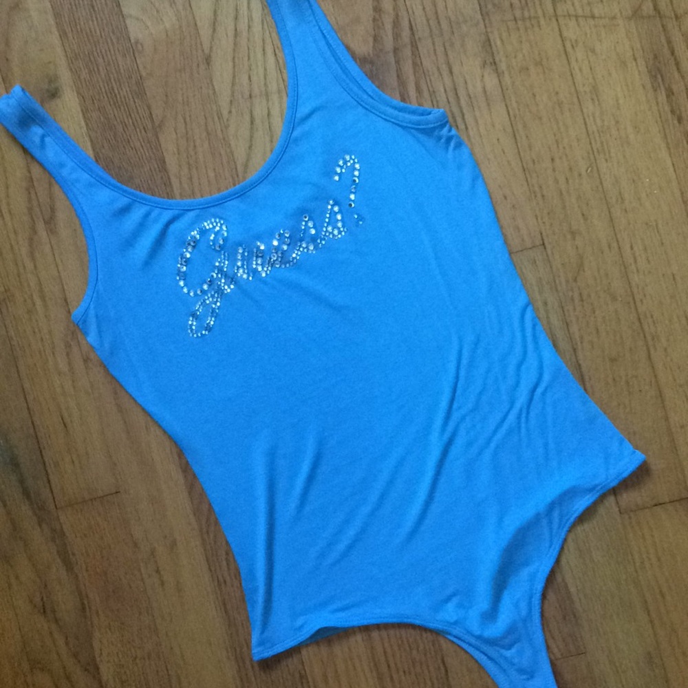 Guess blue bodysuit